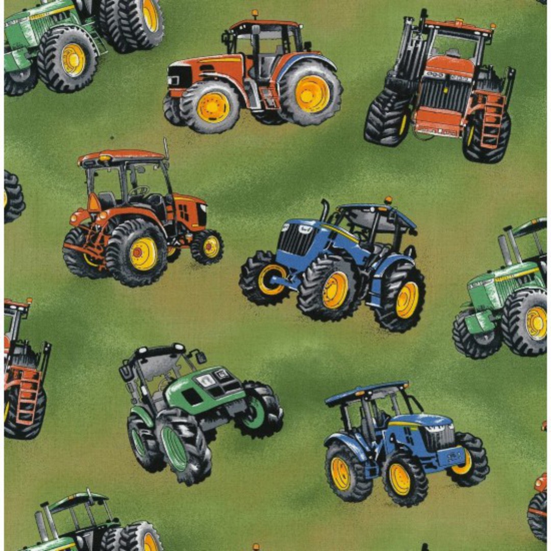 Tractor Time Fat Quarter image 0